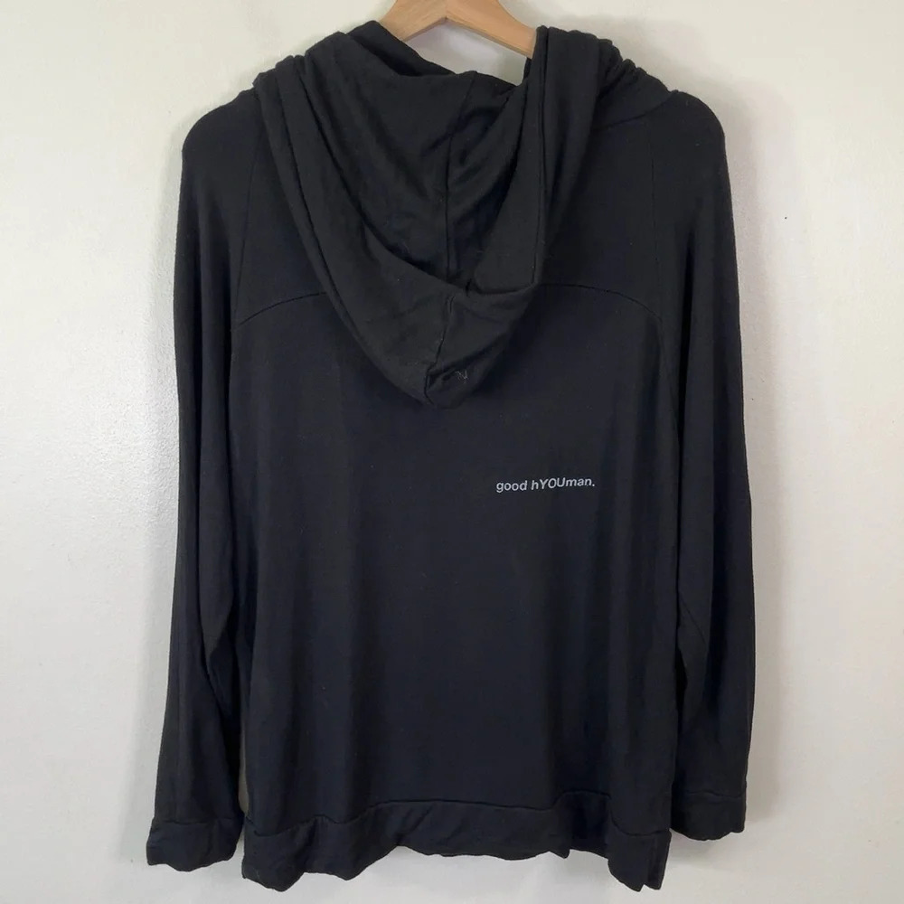 Good hYouman Bailey Collect Moements Not Things Cow Neck Hoodie - Picture 15 of 15